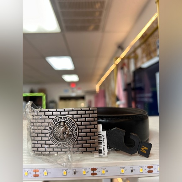 Men’s belt silver - Picture 3 of 4